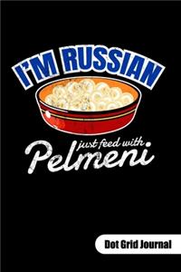 I´m Russian just feed with Pelmeni. Dot Grid Journal
