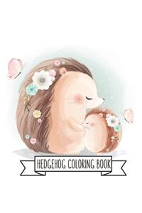 Hedgehog Coloring Book