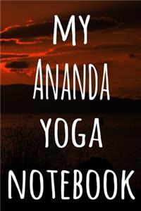 My Ananda Yoga Notebook