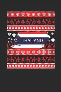 Ugly Christmas - Thailand: Small Lined Notebook (6 X 9 -120 Pages) - Ugly Christmas Gift and Holiday Planner For Women, Men, Teens And Kids