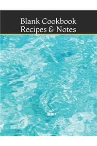 Blank Cookbook Recipes & Notes