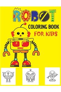 Robot Coloring Book For Kids