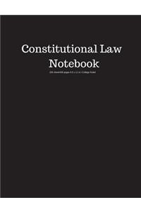 Constitutional Law Notebook 200 Sheet/400 Pages 8.5 X 11 In.-College Ruled