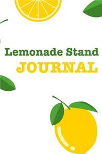 Lemonade Stand Journal