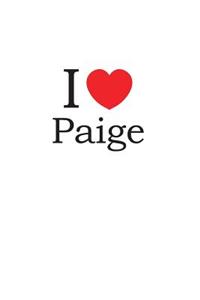 I Love Paige