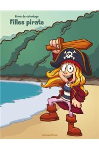 Livre de coloriage Filles pirate 1