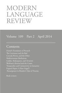 Modern Language Review (109: 2) April 2014