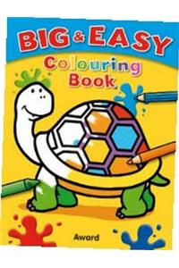 Big & Easy Colouring Books: Tortoise
