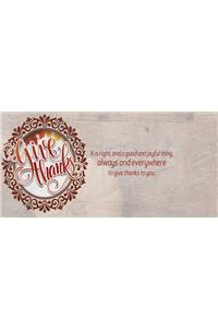 Give Thanks Thanksgiving Offering Envelope (Pkg of 50)