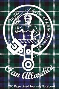 Clan Allardice 200 Page Lined Journal/Notebook