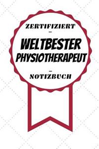 Notizbuch - Zertifiziert - Weltbester - Physiotherapeut