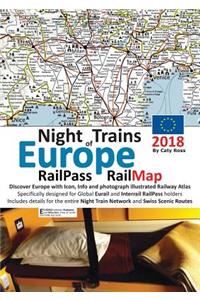 Night Trains of Europe 2018 - RailPass RailMap