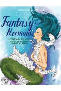 Fantasy Mermaids, Legendary Aquatic Creatures and Mysterious Underwater World