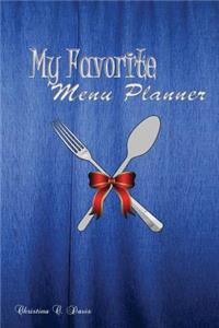 My favorite menu planner