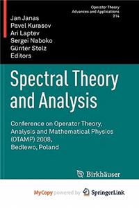 Spectral Theory and Analysis