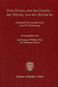 Dem Staate, Was Des Staates - Der Kirche, Was Der Kirche Ist