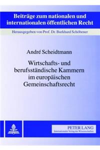 Wirtschafts- Und Berufsstaendische Kammern Im Europaeischen Gemeinschaftsrecht