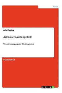 Adenauers Außenpolitik