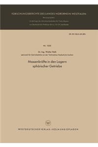 Massenkräfte in den Lagern sphärischer Getriebe