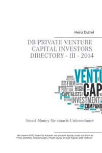 DB Private Venture Capital Investors Directory - III - 2014