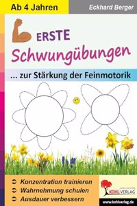 Erste Schwungubungen zur Starkung der Feinmotorik