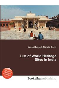 List of World Heritage Sites in India