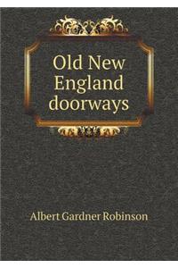 Old New England Doorways