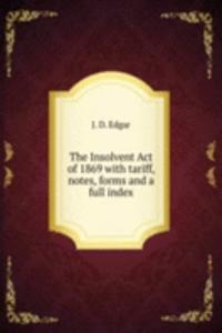Insolvent Act of 1869