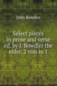 Select pieces in prose and verse