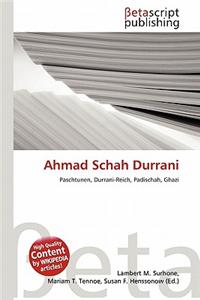 Ahmad Schah Durrani