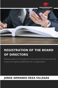 Registration of the Board of Directors