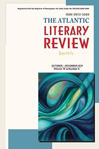 The Atlantic Literary Review (October-December, 2018)