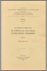 Glossarium ibericum in Epistolas Paulinas antiquioris versionis