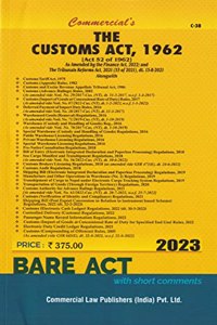 The Customs Act, 1962- 2023/Edition