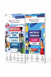 Oswaal One For All Question Bank + One For All Workbook (NCERT & CBSE) Class 6 Science (Set Of 2 Books) | Updated As Per NCF For Latest Exam