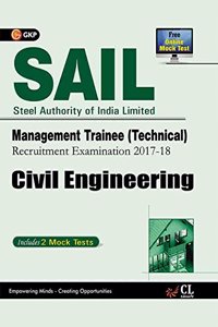 SAIL Civil Engineering Management Trainee (Technical) 2017-18