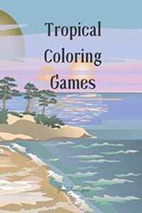 Tropical Coloring Games