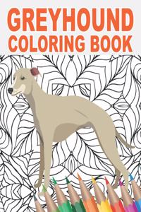 Greyhound Coloring Book
