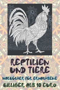 Malbücher für Erwachsene - Billiger als 10 Euro - Reptilien und Tiere