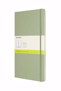 Moleskine Willow Green Extra Large Plain Notebook Hard