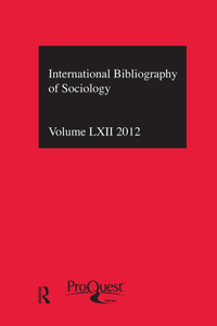 Ibss: Sociology: 2012 Vol.62