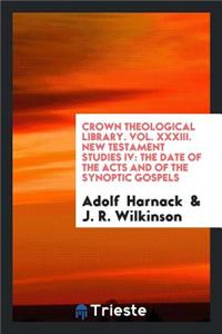 New Testament Studies IV
