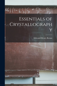 Essentials of Crystallography