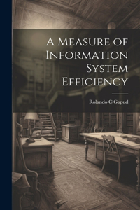 Measure of Information System Efficiency