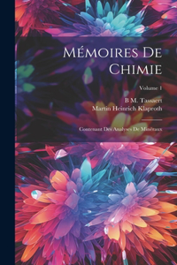 Mémoires De Chimie