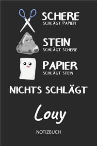 Nichts schlägt - Louy - Notizbuch