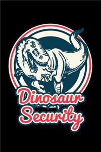 Dinosaur Security: Mythical Creature Protection Notebook or Journal