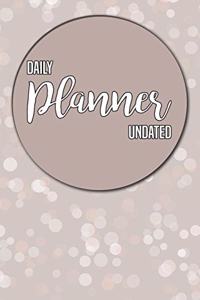 Daily Planner Undated