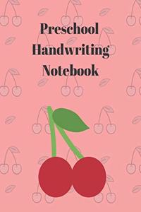 Preschool Handwriting Notebook