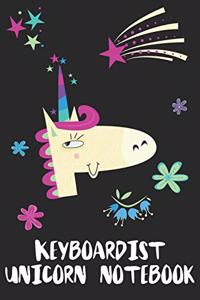 Keyboardist Unicorn Notebook